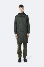 Rains fishtail parka green