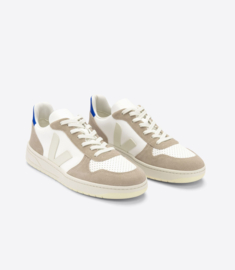 Veja V-10 chromefree leather white sahara paros