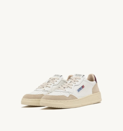 Autry dames - LS03 - Medalist Leather / Suede - Burgundy