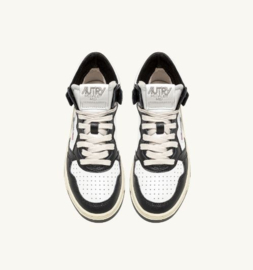Autry WB01 medalist mid leather white/ black