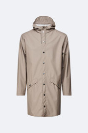 Rains long jacket taupe