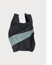Susan Bijl - The New Shopping Bag - Black & Grey MEDIUM