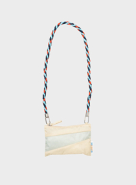 Susan Bijl - The New Kumihimo Strap - Short - Key Blue & Red Alert