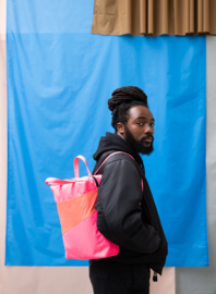 Susan Bijl - The New Backpack - Fluo Pink & Coral