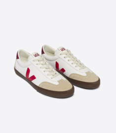 VEJA VOLLEY LEATHER WHITE PEKIN BARK