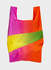 SUSAN BIJL THE NEW SHOPPING BAG 75B HUMMING LIMES LARGE