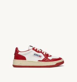 Autry WB02 medalist low leather white/ red