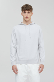 Closed Knit Hoodie with Cashmere