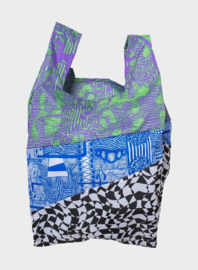 Susan Bijl The New Shopping Bag Kiki Bouba Blue LARGE