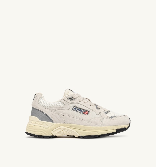 Autry - UM10 - HYPERWAY - WHITE/SILVER MESH AND SUEDE