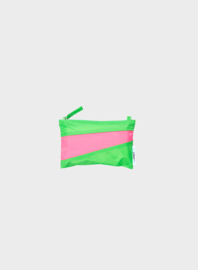 Susan Bijl the new pouch greenscreen & fluo pink small
