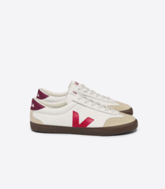 VEJA VOLLEY LEATHER WHITE PEKIN BARK