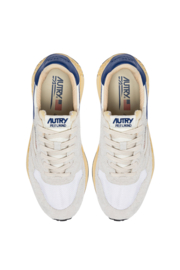 AUTRY- UT01 REELWIND LOW MAN SUEDE WHITE/LIMOGES