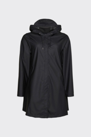 Rains A-line jacket black