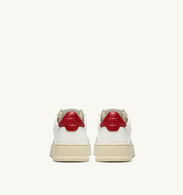 Autry - LL21 - Medalist - White / Red Leather