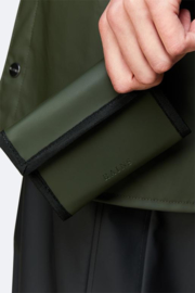 Rains velcro wallet green