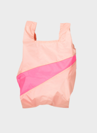 Susan bijl the new shopping bag tone & fluo pink medium