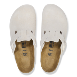Birkenstock - Boston - Modern suede antique white