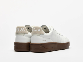 Veja - V-90 - White Leather / Pierre / Almond