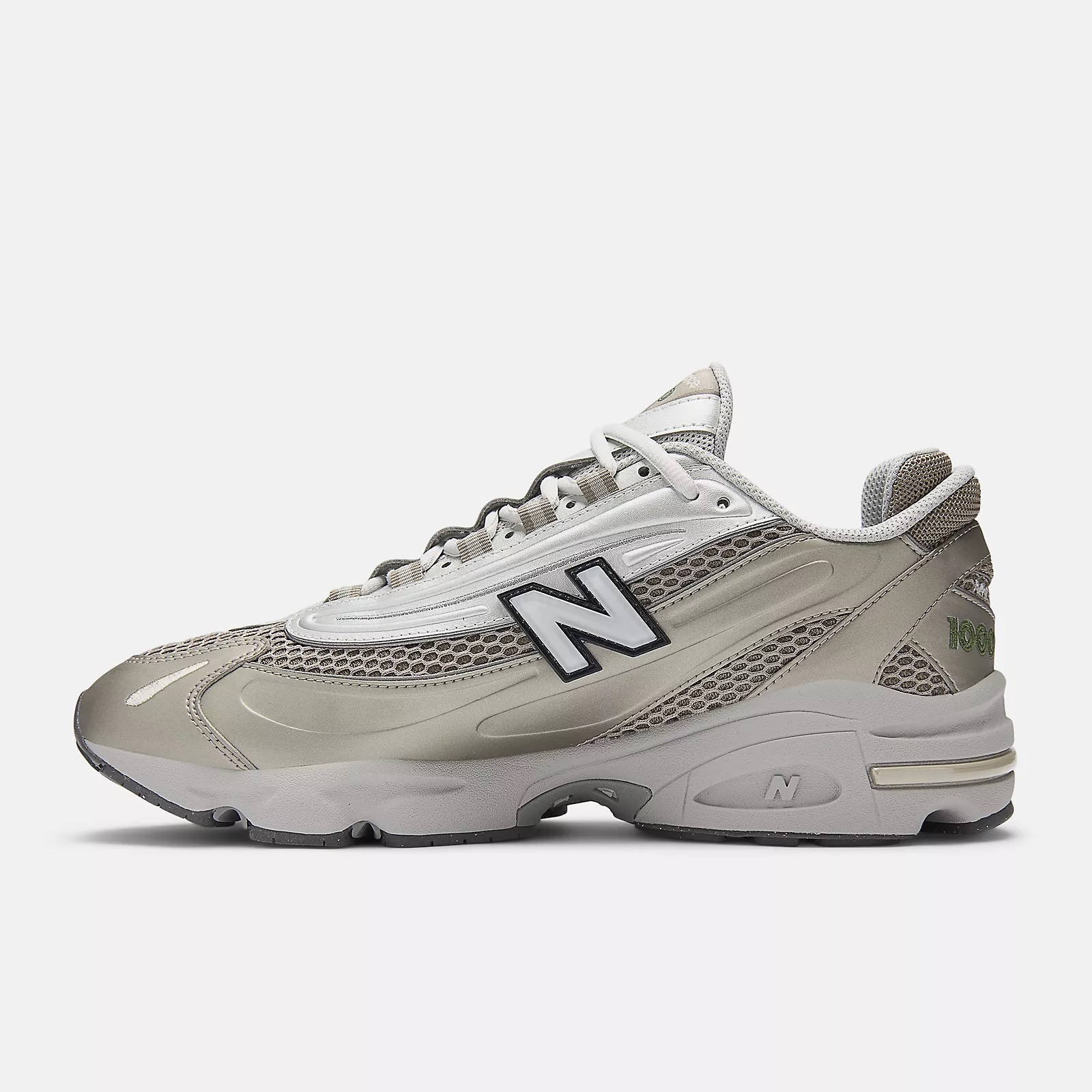New Balance - 1000N - Arid Stone / Light Silver Metallic / Dark Alpine Green