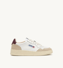 Autry dames - LS03 - Medalist Leather / Suede - Burgundy