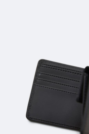 Rains folded wallet black