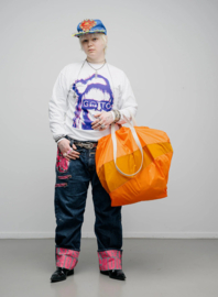 Susan Bijl - The New Trash Bag - Orange & Ginger LARGE