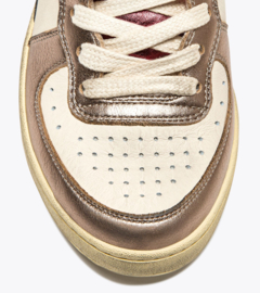 Diadora Heritage - Mi Basket Metal Mix Used - Light Beige