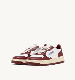 Autry WB35 medalist low leather white/ syrah