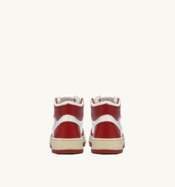Autry WB02 medalist mid leather white/ red