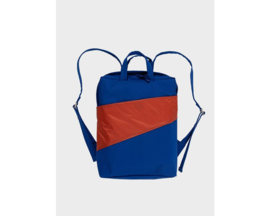 Susan bijl the new backpack electric blue & rust