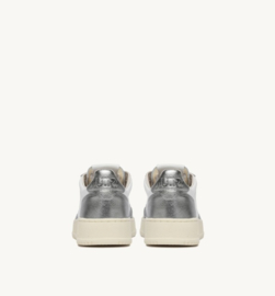 Autry WB44 Medalist Low Leather White/Steel Grey