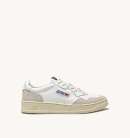 Autry LS33 medalist low leather suede white/ white