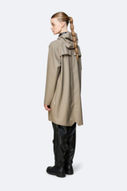 Rains long jacket taupe