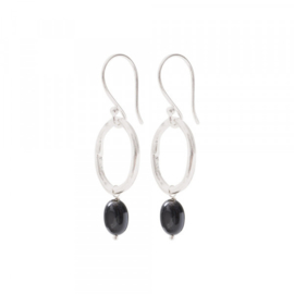 A beautiful story graceful Black onyx silver