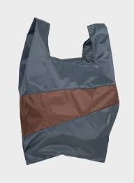 Susan Bijl the new shopping bag go & brown medium