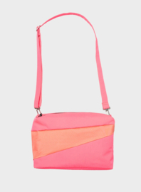 Susan Bijl - The New Bum Bag - Fluo Pink & Coral MEDIUM