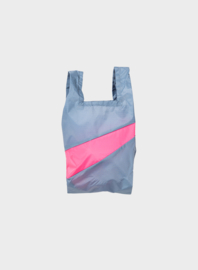 Susan Bijl the new shopping bag fuzz & fluo pink small