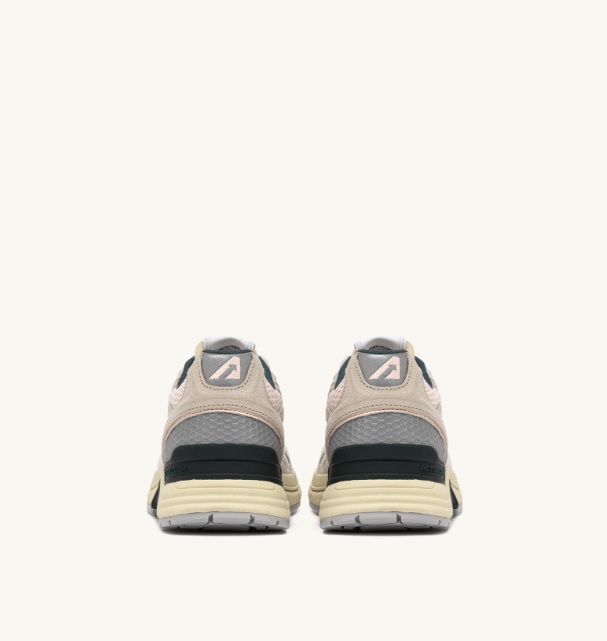 Autry - EH02 - HYPERWAY - WHITE/PINK MESH AND SUEDE
