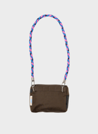 SUSAN BIJL THE NEW BUM BAG MUD & BLACK SMALL
