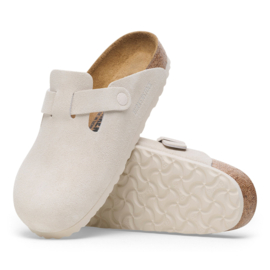 Birkenstock - Boston - Modern suede antique white