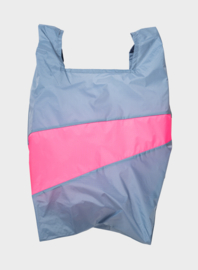 Susan Bijl the new shopping bag fuzz & fluo pink large