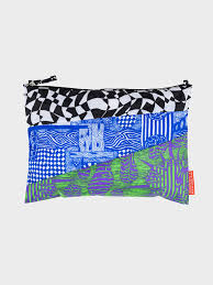 Susan Bijl the new pouch Terrazzo Taselaar Blue LARGE