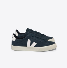 VEJA CAMPO SUEDE NAUTICO WHITE
