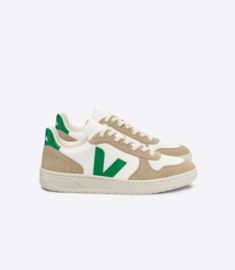 Veja V-10 chromefree leather extra white emeraude sahara