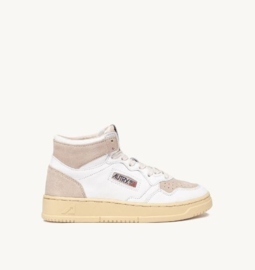 Autry SL01 Medalist mid leather suede white/ beige