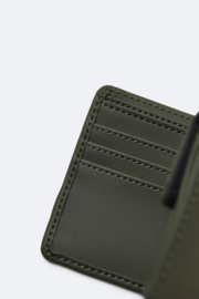 Rains folded wallet green