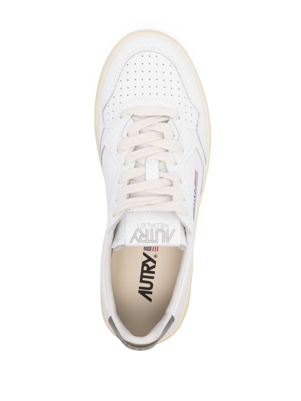 Autry - Medalist low men - White/ Military Green