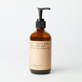 Pf candle co. Amber & Moss - 8 oz Hand & Body Wash