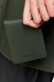 Rains folded wallet green